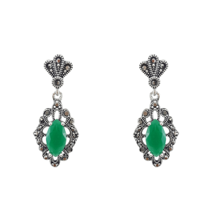 Green Fancy Ladies Earring